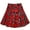 Red, variant on Girls Skirt Back School Uniform Pink Tartan Skirt 4-5 Years