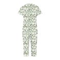thumbnail image 5 of RKSTN Ensembles de Pyjama pour Femmes Col en V Manches Courtes Pyjamas et Pantalons Ensemble Pyjamas Décontractés avec Poches Pyjamas Doux et Confortables, 5 of 5