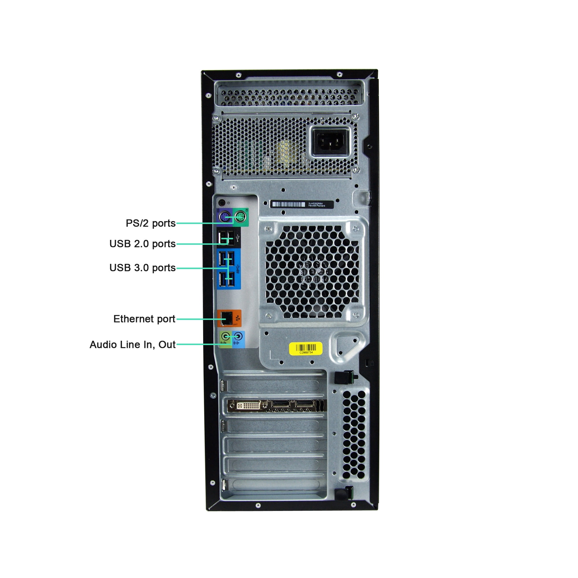 HP Z440 Minitower Desktop PC Intel Xeon E5-1620 v3 3.5GHz 32GB RAM 256GB SSD Windows 10 Pro Black