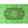 thumbnail image 1 of Ahgly Company Indoor Rectangle Medallion Green Traditional Area Rugs, 5' x 8', 1 of 1