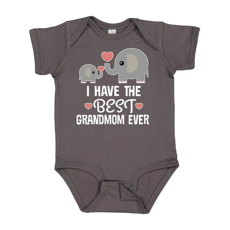 

Inktastic Grandmom Best Ever Grandkids Gift Baby Boy or Baby Girl Bodysuit