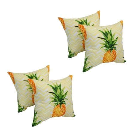 Spun Polyester 17-inch Outdoor Throw Pillows (Set of 4) CO-JO17-06-S4