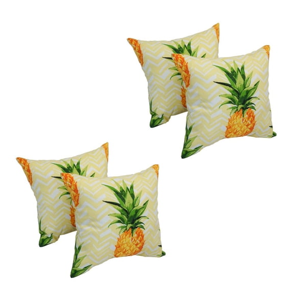 Spun Polyester 17-inch Outdoor Throw Pillows (Set of 4) CO-JO17-06-S4