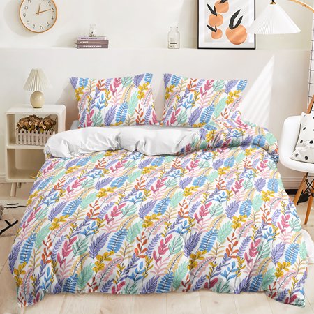 Hosima 3 Piece 3D Digital Printed Duvet Cover Full Size Bedroom Decorative Bedding Set,DEF20-King