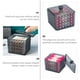 thumbnail image 5 of Contenedor de almacenamiento de bastoncillos de algodón, caja de hisopos con patrón de diamante, estuche de almacenamiento para palillos, 5 of 8