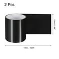 thumbnail image 2 of Waterproof Patch Seal Tape 4 in x 5 Ft Leak Proof Repair Sealing Tape,Black 2Pcs, 2 of 7