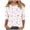 AB59 Multicolour, variant on Bainana Easter Women's T-Shirt Fashion Bunny Egg Printed Casual 3/4 Sleeve Round Neck T Shirt Top Ladies Festival Comfort Tee Shirts Multicolour Size L