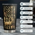 thumbnail image 5 of Hunting Gifts for Men - Stainless Steel Tumbler 20oz for Father - Best Papa Ever - Gifts for Men Dad Papa Husband - Fathers Day & Birthday Gift for Dad from Daughter Son - Gifts for Hunters, 5 of 7