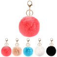 thumbnail image 4 of Coofit Key Chain Creative Fashion Multipurpose Pom Pom Handbag Charm Purse Pendant, 4 of 6