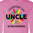 thumbnail image 4 of Inktastic I Support My Uncle Autism Awareness Long Sleeve T-Shirt, 4 of 5