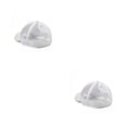 thumbnail image 1 of Qarigey Gorra de béisbol para mujer, Color sólido, brillante, a prueba de viento, térmica, transpirable, lentejuelas, sombrero de malla, Blanco 2Conjunto, 1 of 6