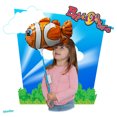 thumbnail image 2 of Ballooniacs - Clown Fish Air Filled Balloons from Deluxebase. Colorful Clown Fish Balloon for Kids Toys. Inflatable Animal Balloon for Birthday Balloons, Animal Party Decorations and Party Supplies., 2 of 3