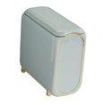 thumbnail image 2 of Cubo de basura Cubo de basura Ahorro de espacio Tipo prensado Gran capacidad Almacenamiento antideslizante Verde, 2 of 9
