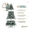 thumbnail image 4 of Árbol Navidad Nevado + Piñas Pino Navideño 2.5m Ramas Mixtas Esquimal, 4 of 6