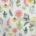 thumbnail image 1 of oneOone Cotton Jersey Light Green Fabric Floral Watercolor Sewing Craft Projects Fabric Prints By Yard 58 Inch Wide, 1 of 4