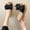 01 Black, variant on Weiqiqre Women's & Men's Slippers, Women Bowknot Beach Summer Slippers Platform Slope Heels Plus Size Shose