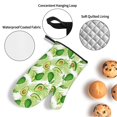 thumbnail image 3 of Salouo Avocado And Tropical Palm Leaves for Oven Mitts and Potholders BBQ Gloves-Oven Mitts and Pot Holders Non-Slip Cooking Gloves for Cooking Baking Grilling (4-Piece Set), 3 of 6
