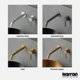thumbnail image 2 of Karran Usa KBF610GG Grantham 1.5 GPM Wall Mounted Centerset Bathroom Faucet - Gunmetal, 2 of 6