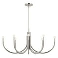 thumbnail image 2 of 52553PN Kichler Lighting Odensa - 8 Light Chandelier-22.75 Inches Tall and 21 Inches Wide-Polished Nickel Finish, 2 of 7