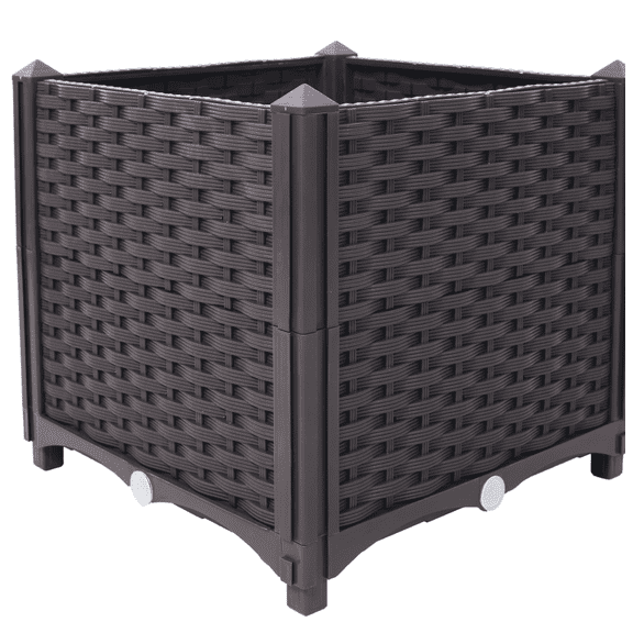 Self-Watering Deep Raised Bed for Vegetables Flowers Herbs 15.7"L