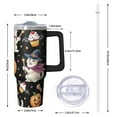 thumbnail image 2 of 30oz Halloween Tumbler with Handle, Witch Skull | Print | Halloween Gifts for Family & Friends | with Lids and Straws | Stainless Steel Insulated | Coffee Travel Mug, 2 of 5