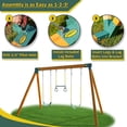 thumbnail image 2 of Eastern Jungle Gym Classic A-Frame Swing Set Hardware Kit, 2 of 6
