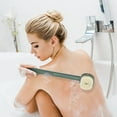 thumbnail image 5 of Pedty Cleaning Brush On Sale,Long Handle Bath Massage Cleaning Brush 2Pc Long Handle Bath Massage Cleaning Brush with Soap Dispenser | Plastic, 5 of 7
