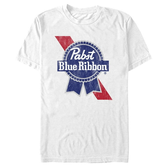 Men's Pabst Rough Logo Graphic Tee White X Large