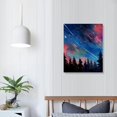 thumbnail image 3 of PRATYUS Fall Decor Sky Forest Canvas Wall Art Picture 16x20in for Living Room Bedroom 16x20in, 3 of 3