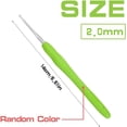 thumbnail image 2 of Crochet Hook, Ergonomic Handle for Arthritic Hands, Extra Long  Knitting Needles for Beginners and Crocheting Yarn, 2 of 7