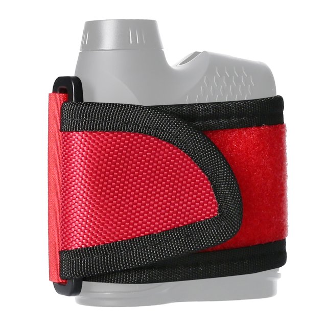 Graflsoa Magnetic Golf Rangefinder Strap - Secure Red Nylon Holder for Golf Cart Railings
