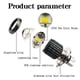 thumbnail image 4 of 1 bombilla LED BA20d para faro de motocicleta, luz alta y baja, 3000K 6000K, accesorios para scooter ATV, lente condensadora, luz antiniebla (Modelo: blanco y amarillo), 4 of 5