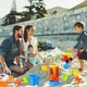 thumbnail image 3 of Juego De Arena De Juguete De Playa De Verano, Juego De Juguetes De Playa Para Niños Con Cubo, Regadera, Palas De Playa Y Moldes Para Niños Y Bebés Sweethay FN007887-02, 3 of 6