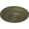 thumbnail image 3 of 40 1/4"OD x 3 1/8"P Small Classic Ceiling Medallion (Fits Canopies up to 10"), Hand-Painted Painted Turtle, 3 of 6