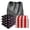 Multicolor, variant on KHAMPA Set of 8 Regulation Cornhole Bags National Flag Double Stiched - Standard Corn Hole Bean Bags for Tossing Game All Ages