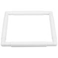 thumbnail image 2 of EIGTHTAIL Plastic Embroidery Hoop Square Embroidery Frame Reusable Cross Stitch Snap Frames White Plastic Quilting Hoops, 2 of 10
