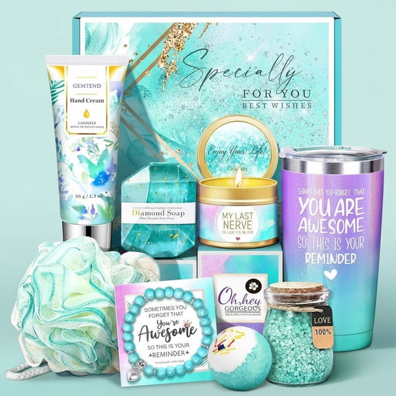 Birthday Gifts for Women, Gifts for Women, Mom, Wife, Girlfriend, Sister, Friends, Her, Relaxing Spa Gifts Basket Self Care Gifts, Christmas, Valentine's Day, Mother's Day Gifts