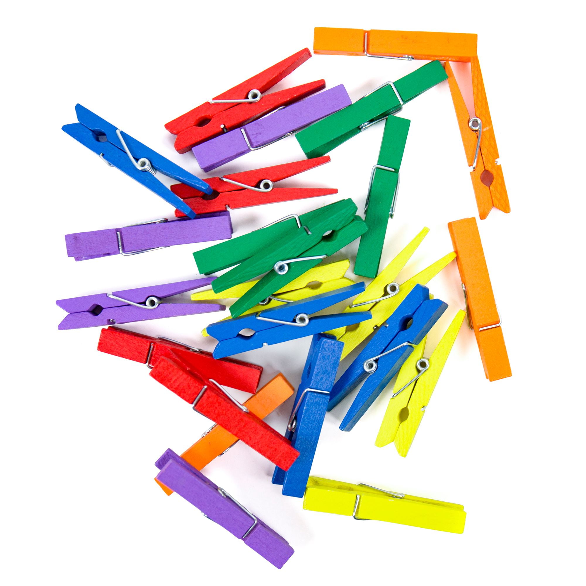 915 Generation 50Pcs Mini Clothespins - Colored Wood Clothespins