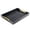 Alligator Black-17" x 12" x 1.8", variant on Red 17" x 12" x 1.8" Wooden Serving Tray with Polished Metal Handles
