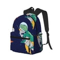 thumbnail image 2 of Easygdp Astronaut Dinosaur and Space Casual Laptop Backpack, Large Capacity Schoolpack for School, Travel, Business, 2 of 8