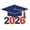 1, variant on 2026 Year Themed Enameled Brooch Safety Badge Pin Symbolizing Knowledge And Success For Graduation Ceremony