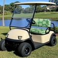 thumbnail image 4 of Pzuqiu St patrick's day Clover Pattern Golf Cart Seat Covers Washable, for Golf Carts, Golf Cart Front Seat Cover Kit, Compatible with 2 Person Seats Golf Carts Ezgo, 4 of 10
