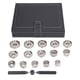 thumbnail image 1 of Abridor De Cubierta De Caja Trasera De Reloj, Kit De Abridor De Caja Trasera De Reloj, Herramienta De Reparación Profesional, 15 Troqueles con Caja De Almacenamiento, 1 of 8