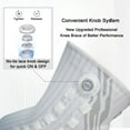 thumbnail image 4 of Kuangmi Knob Knee Brace for Pain Relief, Knee Support with Patella Gel Pad & Side Stabilizers, Compression Knee Sleeve for Workout, Arthritis, Joint Pain, Meniscus Tear (White,Left,X-Large,Single), 4 of 9