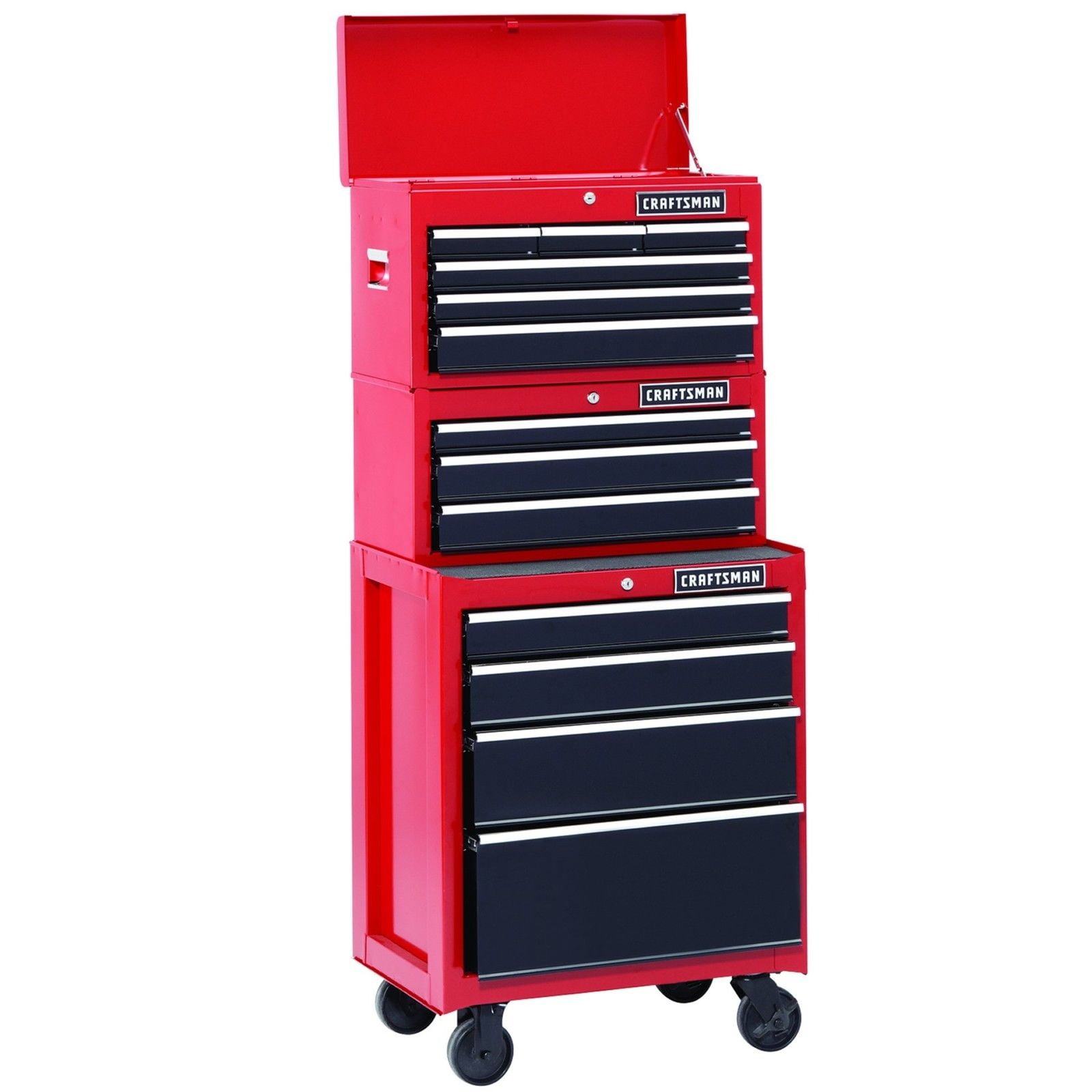 Craftsman Tool Box 26 6 Drawer Heavy-Duty Top Chest Storage Organizer Red  113606