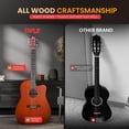 thumbnail image 4 of Guitarra acústica Pyle Steel String 41 Brown Glossy con kit, 4 of 7
