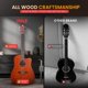 thumbnail image 4 of Guitarra acústica Pyle Steel String 41 Brown Glossy con kit, 4 of 7