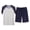 Blue, variant on JTieacloth Comfy Nightwear Mens Summer Home Wear Casual Pajamas Home Set Blue