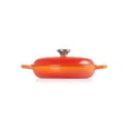 thumbnail image 4 of Le Creuset Estofado de hierro fundido esmaltado, 2.25 cuartos de galón, llama, 4 of 7