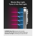 thumbnail image 4 of Upcommon UARMOR Screen Protector for iPhone Air, Red Light Converter, Anti Blue Light, 9H Tempered Glass with Easy Installation Kit, Full Edge Coverage Fit [2Pack], 4 of 11
